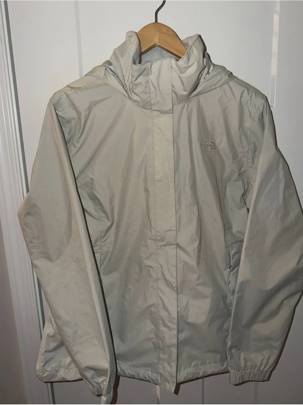 The North Face Light Cream Hooded Shell Jacket